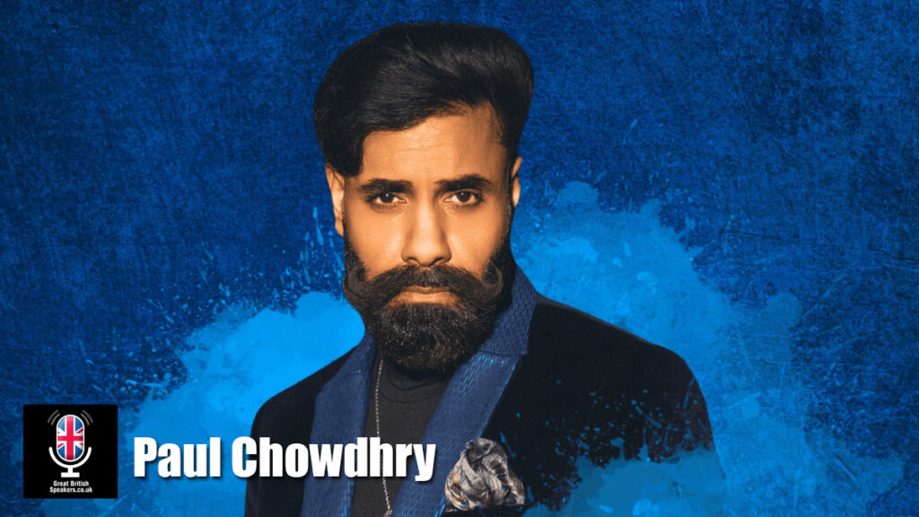 Paul Chowdhry hire comedian speaker book at agent Great British Speakers