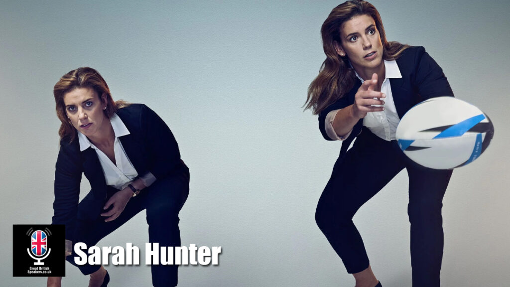 Sarah Hunter hire rugby player speaker book at agent Great British Speakers