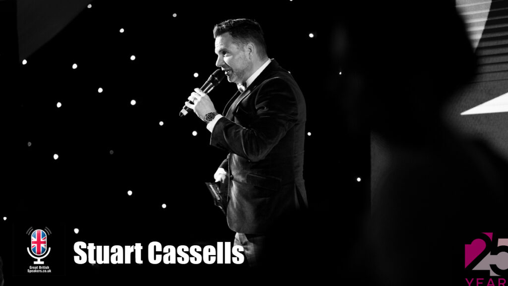 Stuart Cassells hire TV speaker book at agent Great British Speakers