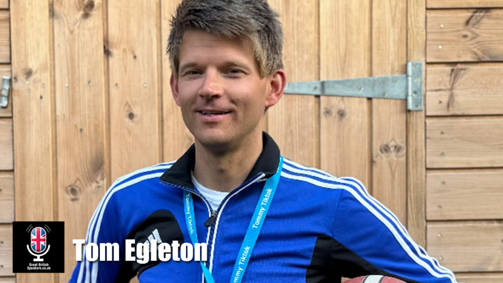 Tom Egleton hire creator speaker book at agent Great British Speakers,,