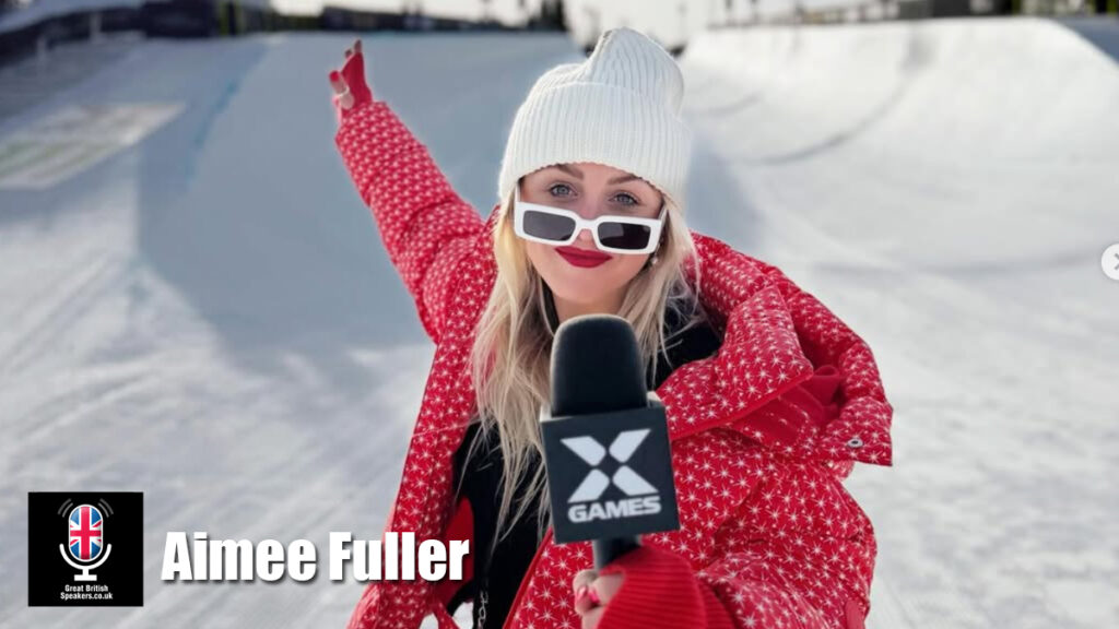 Aimee Fuller hire snowboarder speaker book at agent Great Britsh Speakers