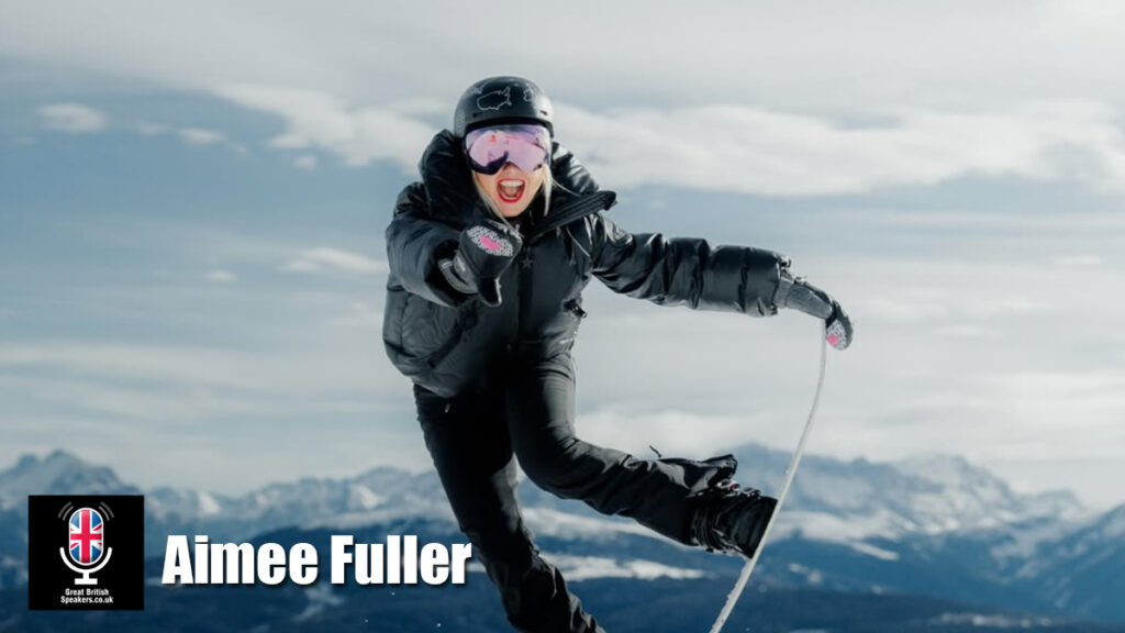 Aimee Fuller hire snowboarder speaker book at agent Great Britsh Speakers
