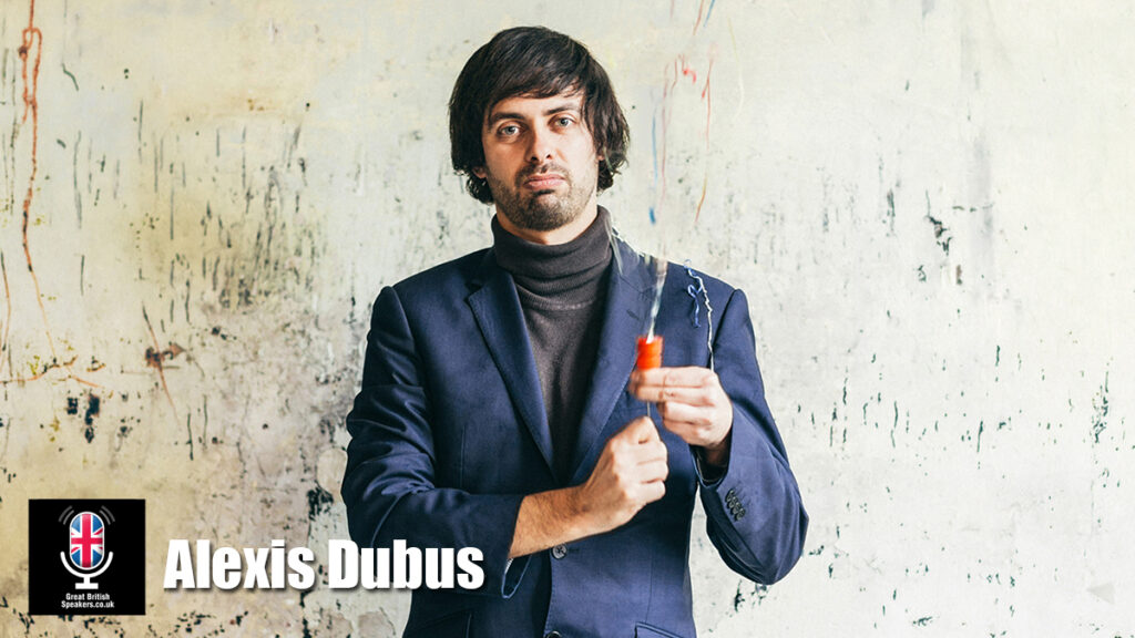 Alexis Dubus hire comedian speaker book at agent Great British Speakers