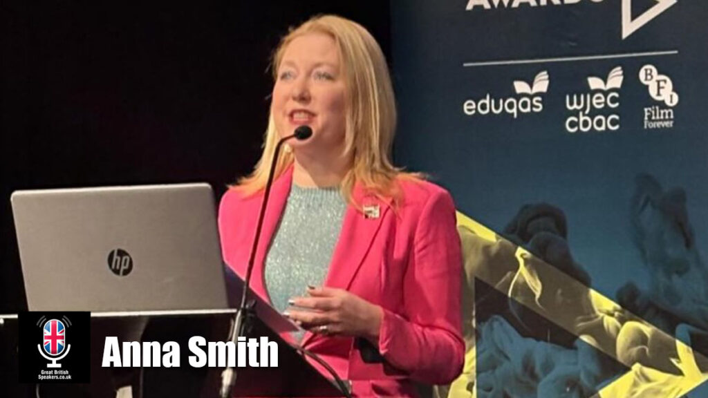 Anna Smith hire presenter speaker book at agent Great British Speakers