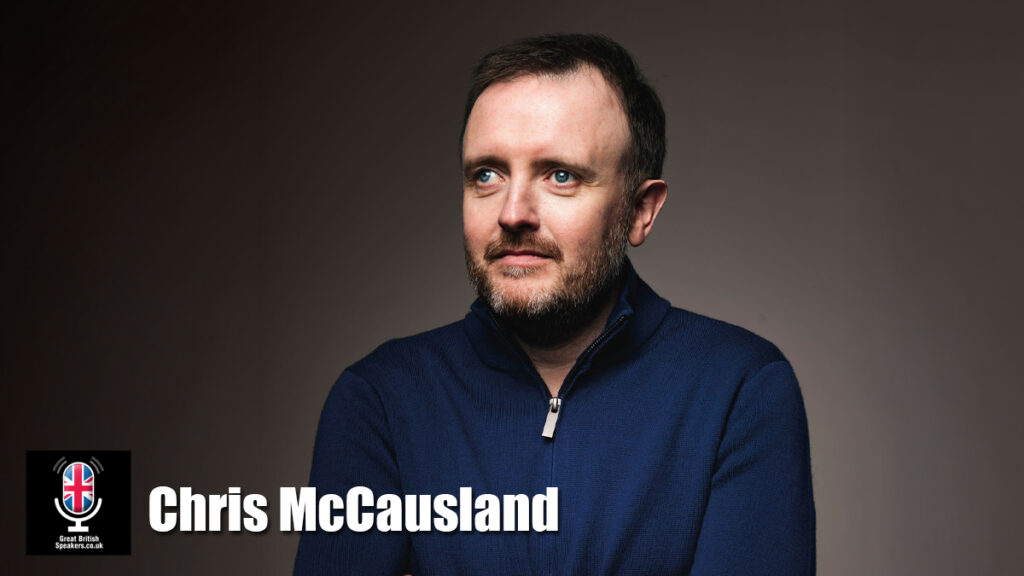 Chris McCausland hire comedian speaker book at agent Great British Speakers
