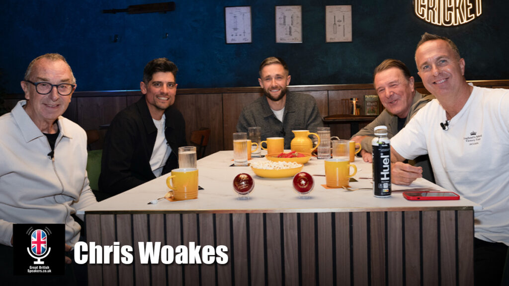 Chris Woakes hire cricket player speaker book at agent Great British Speakers