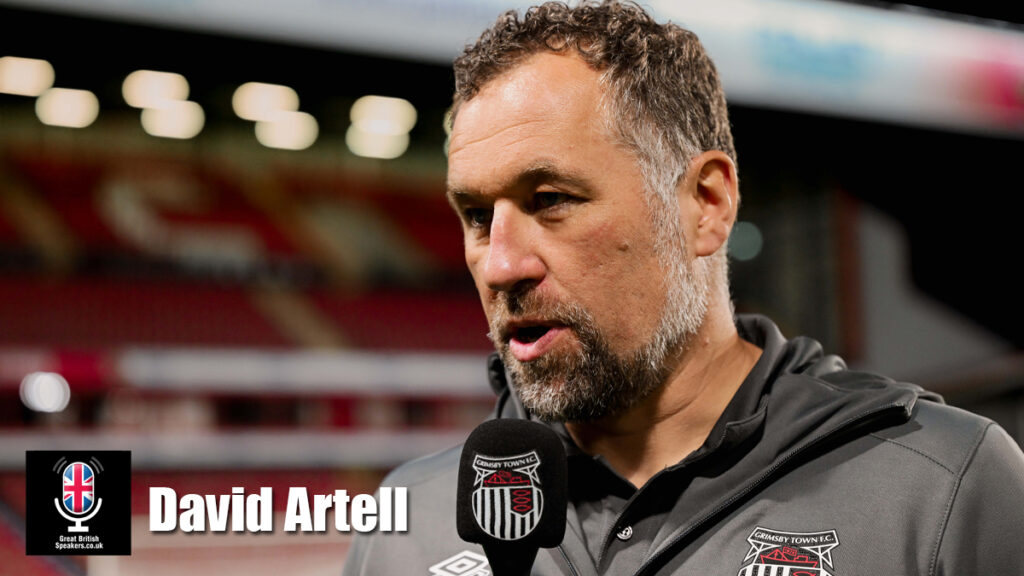 David Artell hire sports speaker book at agent Great British Speakers