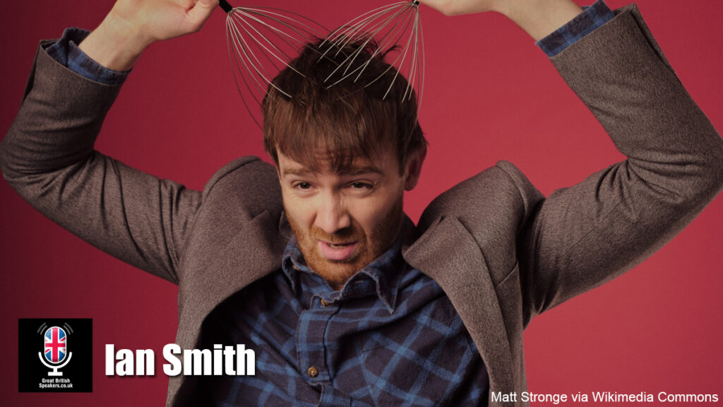 Ian Smith hire comedian speaker book at agent Great British Speakers,