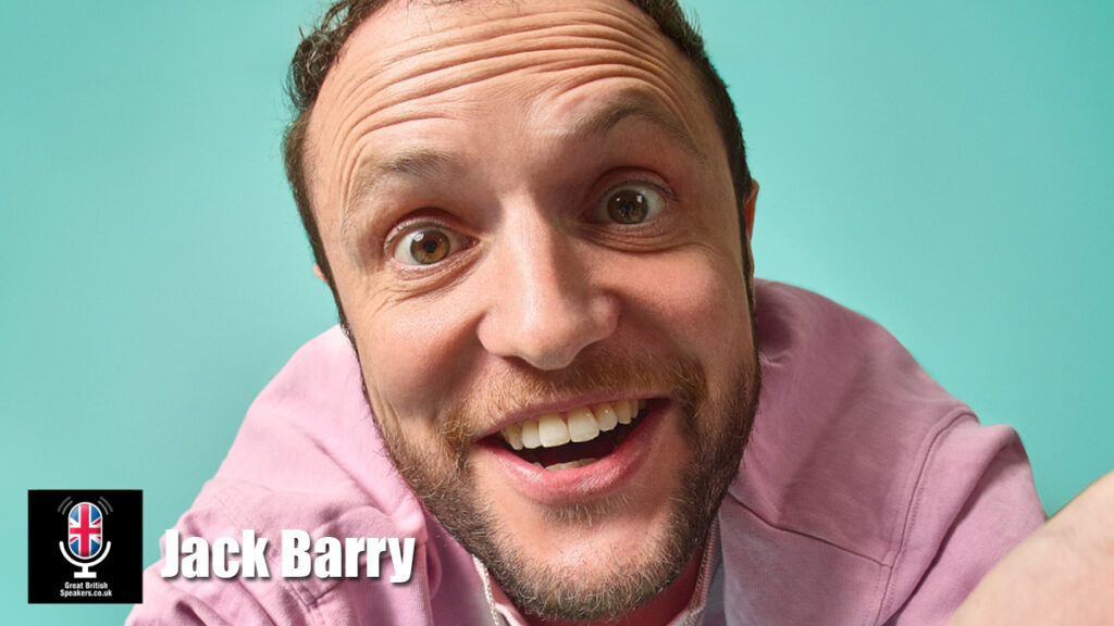 Jack Barry hire comedy actor speaker book at agent Great British Speakers