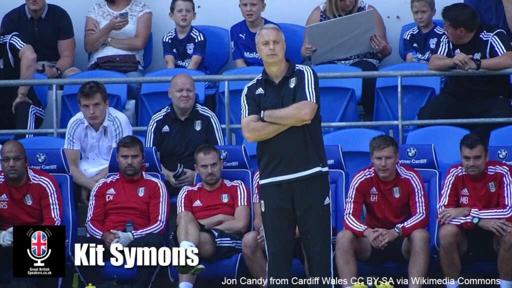 Kit Symons hire coach speaker book at agent Great British Speakers