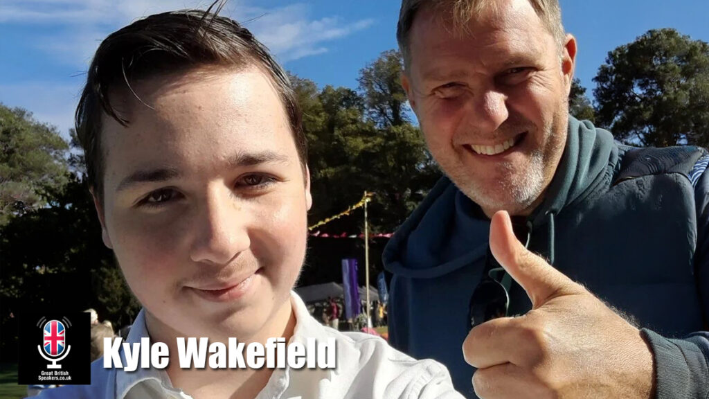 Kyle Wakefield hire motivational speaker book at agent Great British Speakers