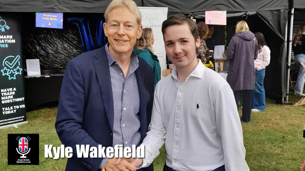 Kyle Wakefield hire motivational speaker book at agent Great British Speakers
