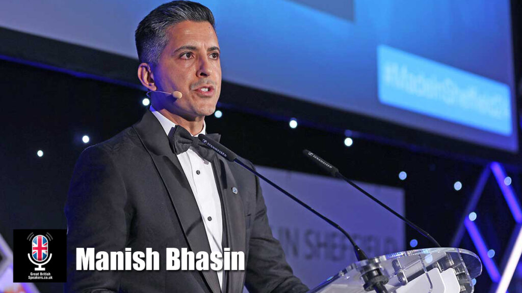 Manish Bhasin hire journalist speaker book at agent Great British Speakers