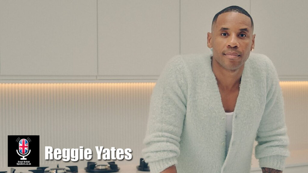 Reggie Yates hire broadcaster speaker book at agent Great British Speakers