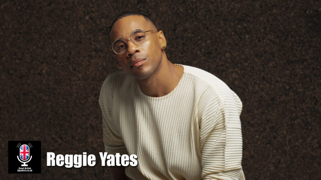 Reggie Yates hire broadcaster speaker book at agent Great British Speakers