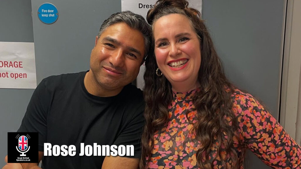 Rose Johnson hire comedian speaker book at agent Great British Speakers