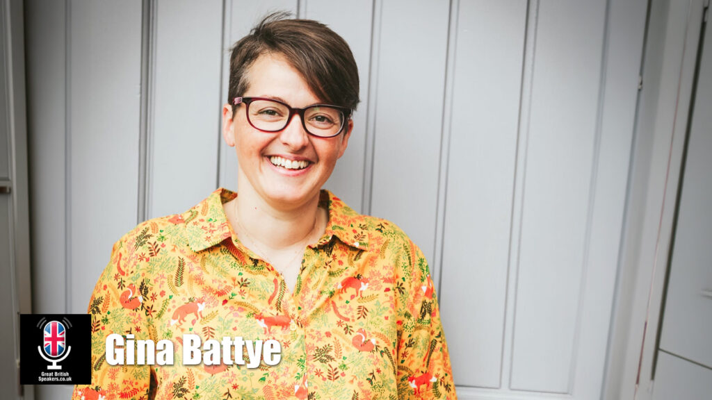 Top 10 Pride Month Speakers for 2026 Gina Battye speaker book at agent Great British Speakers
