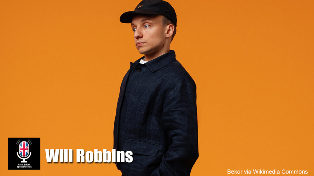 Will Robbins hire comedian speaker book at agent Great British Speakers