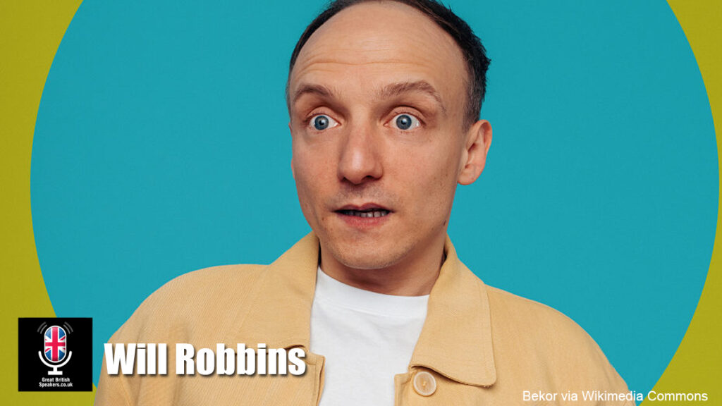 Will Robbins hire comedian speaker book at agent Great British Speakers
