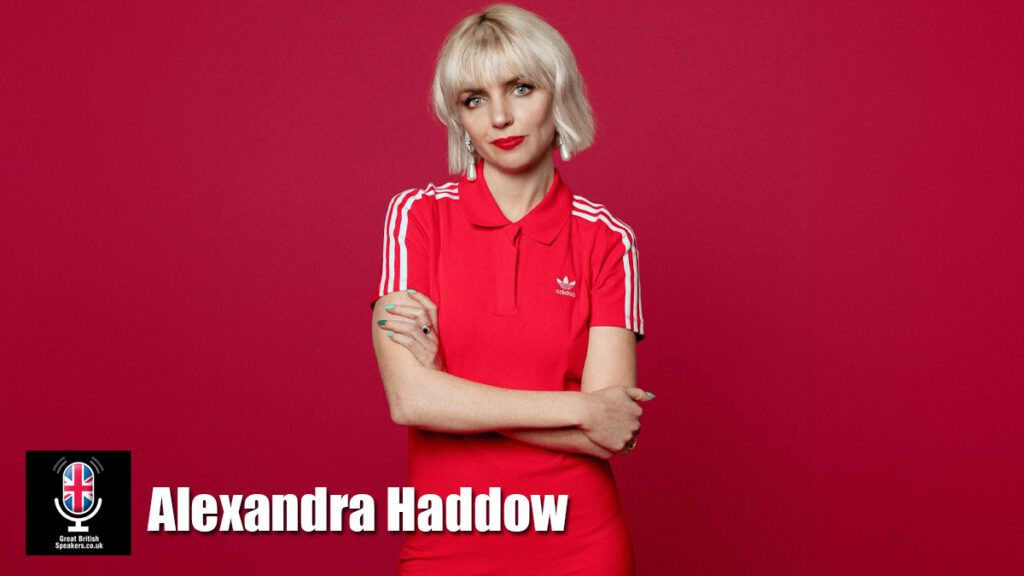Alexandra Haddow hire comedian speaker book at agent Great British Speakers