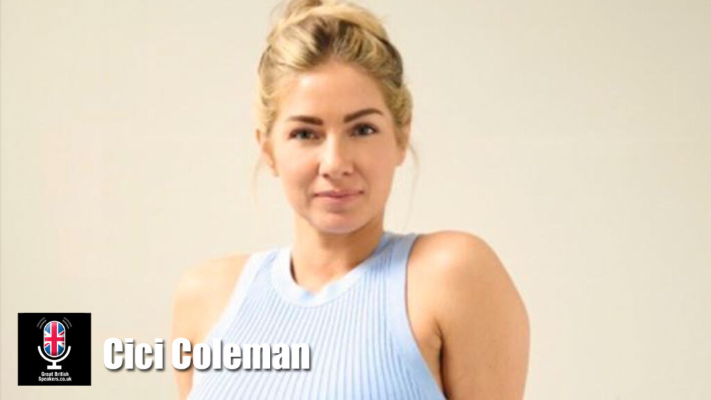Cici Coleman hire presenter speaker book at agent Great British Speakers