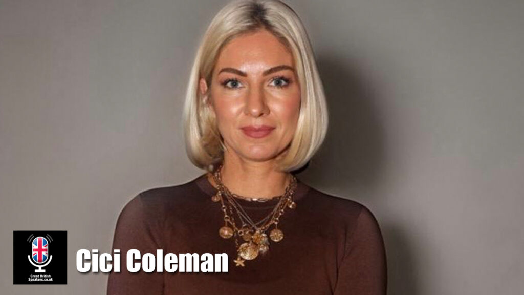 Cici Coleman hire presenter speaker book at agent Great British Speakers