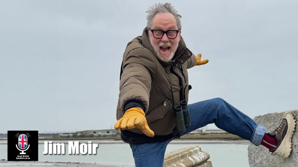 Jim Moir hire comedian speaker book at agent Great British Speakers