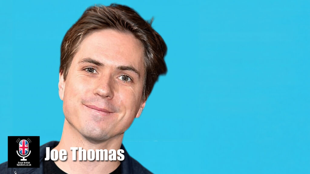 Joe Thomas hire comedian speaker book at agent Great British Speakers