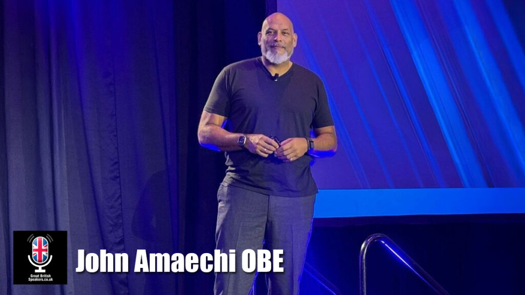 Professor John Amaechi OBE hire author speaker book at agent Great British Speakers