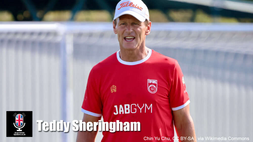 Teddy Sheringham hire football player speaker book at agent Great British Speakers
