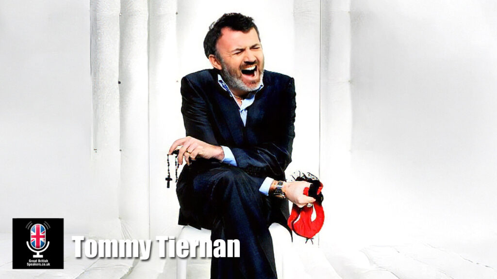 Tommy Tiernan hire comedian speaker book at agent Great British Speakers
