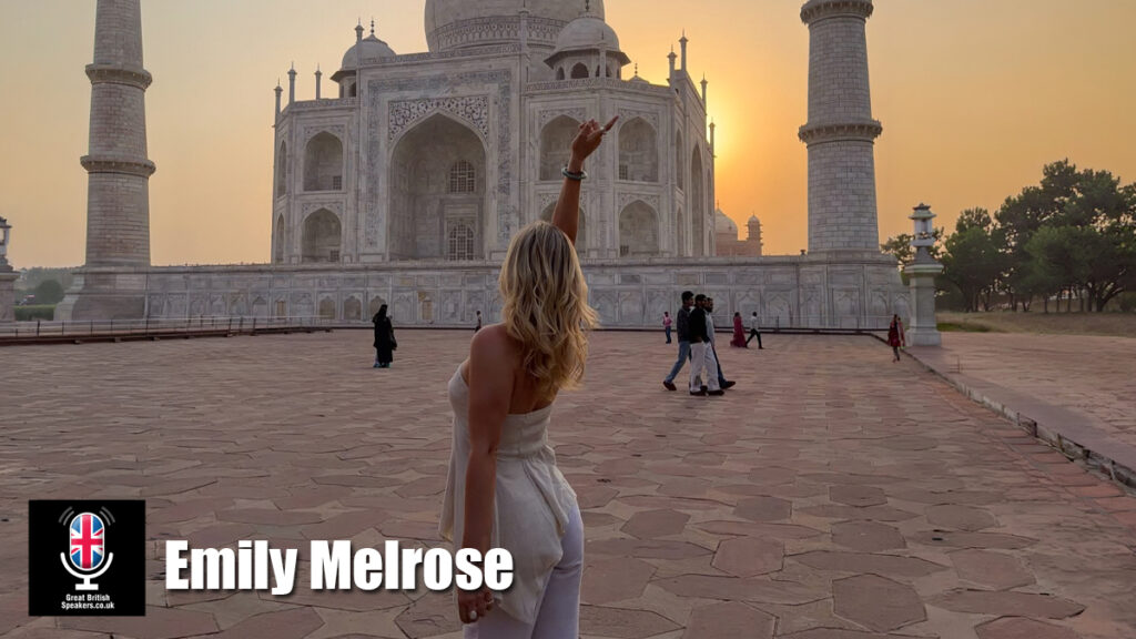 Emily Melrose hire influencer speaker book at agent Great British Speakers