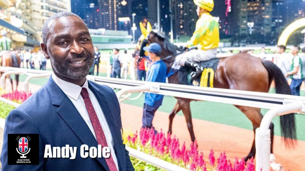 Andy Cole hire former footballer speaker book at agent Great British Speakers