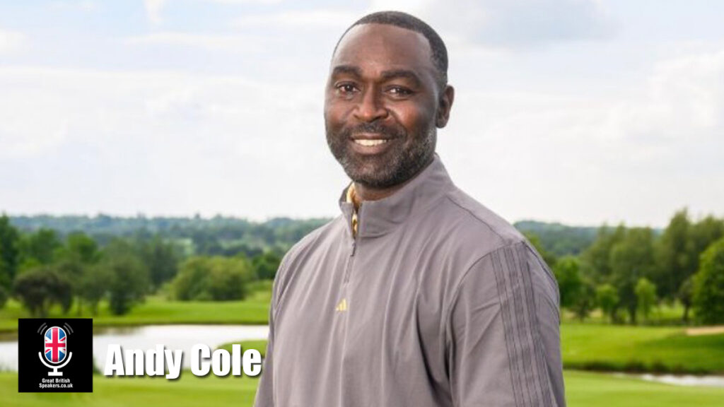 Andy Cole hire former footballer speaker book at agent Great British Speakers