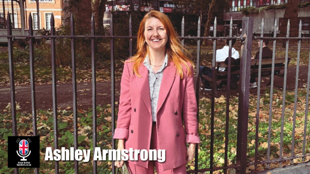 Ashley Armstrong hire business speaker book at agent Great British Speakers