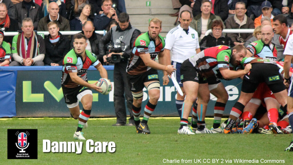 Danny Care hire Rugby player speaker book at agent Great British Speakers