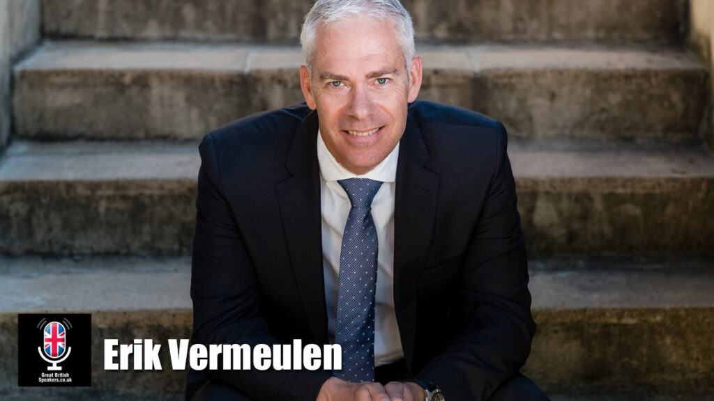 Erik Vermeulen hire leadership speaker book at agent Great British Speakers