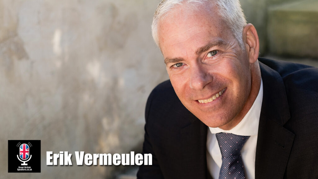 Erik Vermeulen hire leadership speaker book at agent Great British Speakers