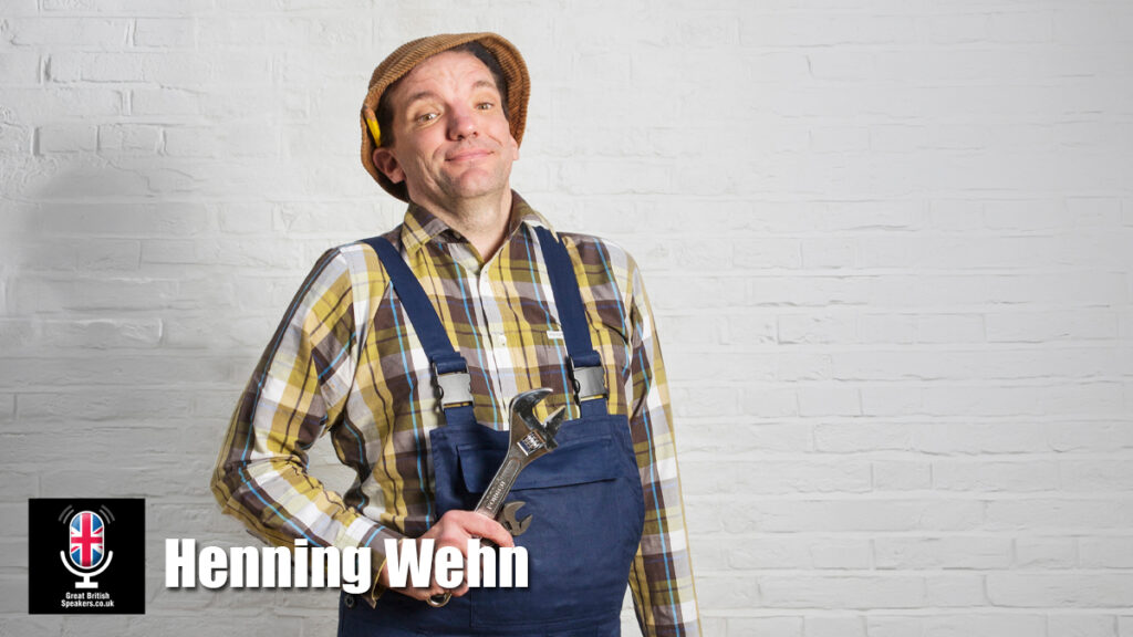 Henning Wehn hire comedian speaker book at agent Great British Speakers