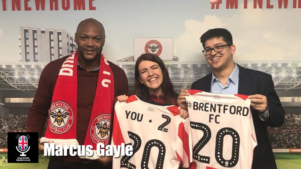Marcus Gayle hire footballer speaker book at agent Great British Speakers