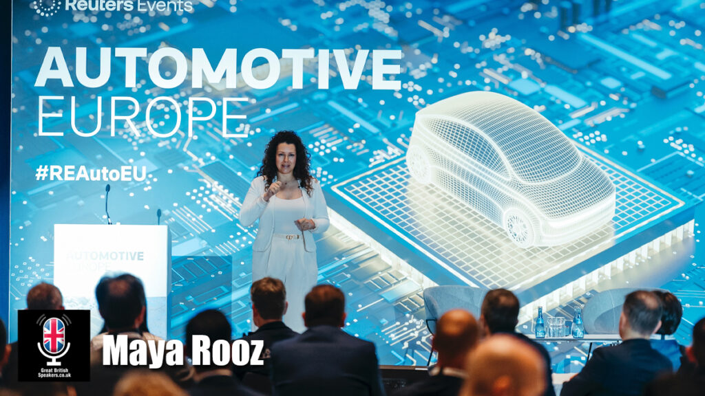 Maya Rooz hire keynote speaker book at agent Great British Speakers