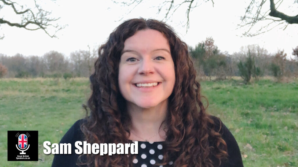 Sam Sheppard hire keynote speaker book at agent Great British Speakers