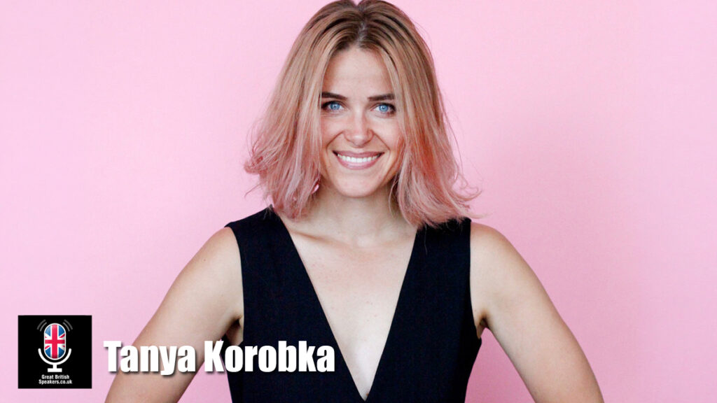 Tanya Korobka hire presenter speaker book at agent Great British Speakers