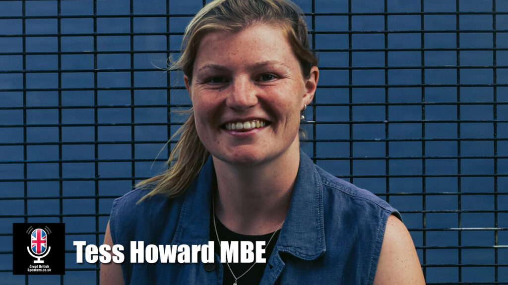 Tess Howard MBE hire sports speaker book at agent Great British Speakers