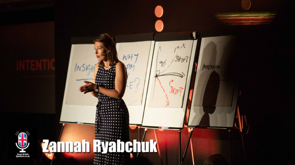 Zannah Ryabchuk hire keynote speaker book at agent Great British Speakers