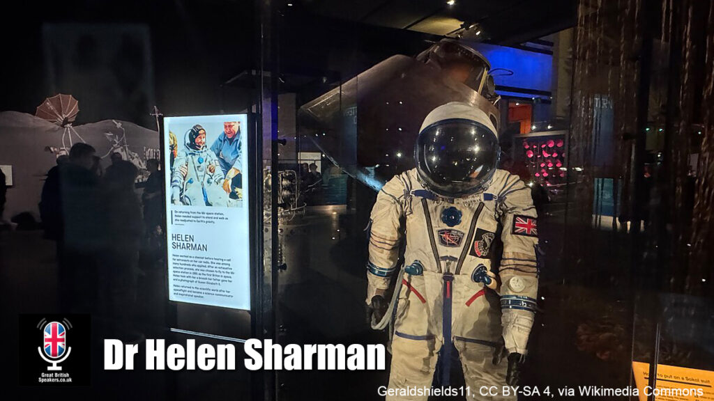 Dr Helen Sharman hire keynote speaker book at agent Great British Speakers