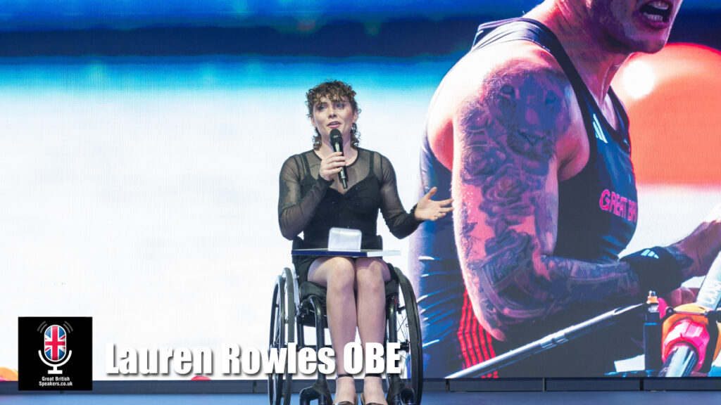 Lauren Rowles OBE hire para athlete speaker book at agent Great British Speakers