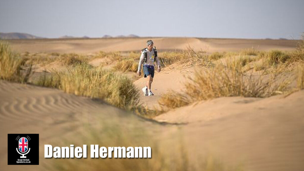 Daniel Hermann hire athlete speaker book at agent Great British Speakers