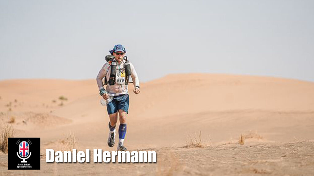 Daniel Hermann hire athlete speaker book at agent Great British Speakers
