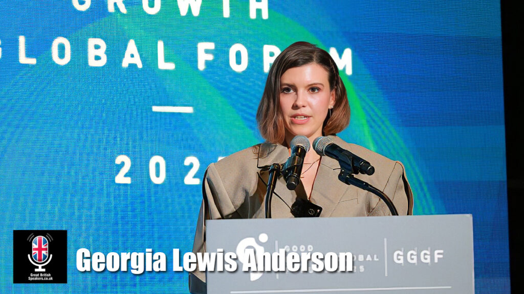 Georgia Lewis Anderson hire business speaker book at agent Great British Speakers